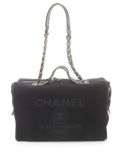 CHANEL Pre-Owned 2010s Deauville two-way bag - Black