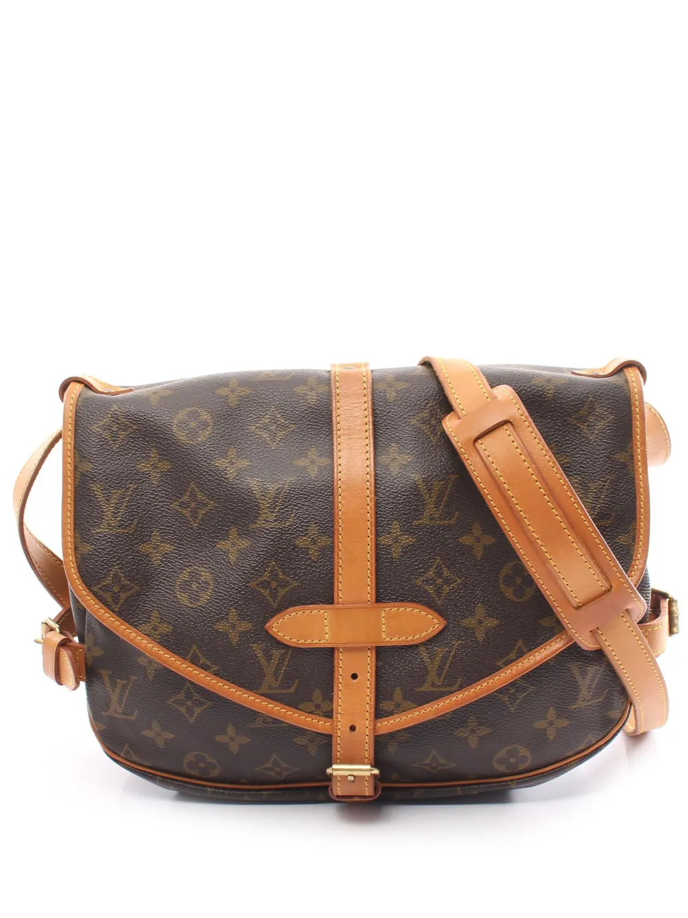 Louis Vuitton Pre-Owned 1991 Saumur 30 shoulder bag - Brown