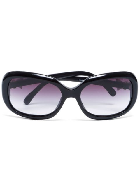 HOT SALE CHANEL 2000s Ribbon sunglasses Women