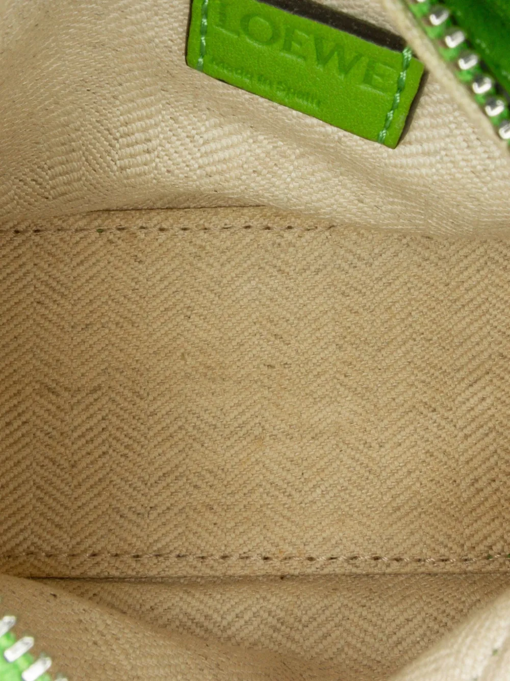 Loewe PreOwned 20102023 Nano Puzzle Bag Satchel Green FARFETCH