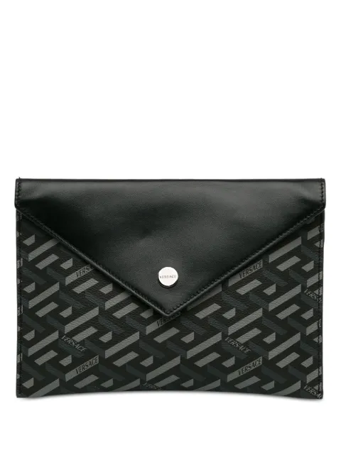 Versace 20th Century La Greca Envelope clutch bag Women