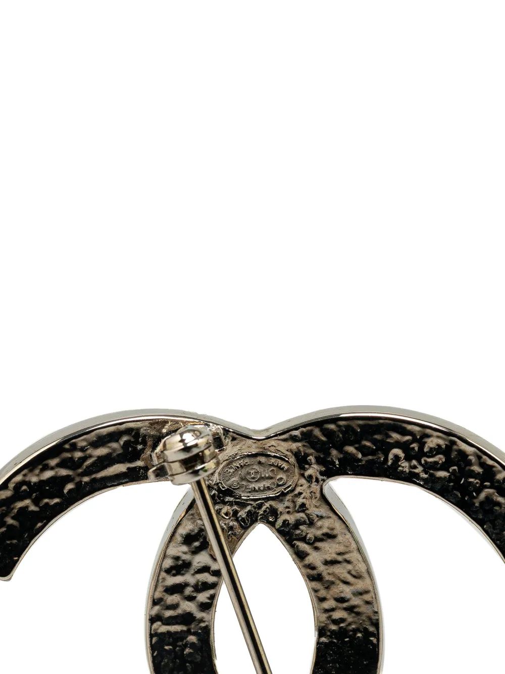 CHANEL Pre-Owned 20th Century CC Faux Pearl costume brooch - Zilver