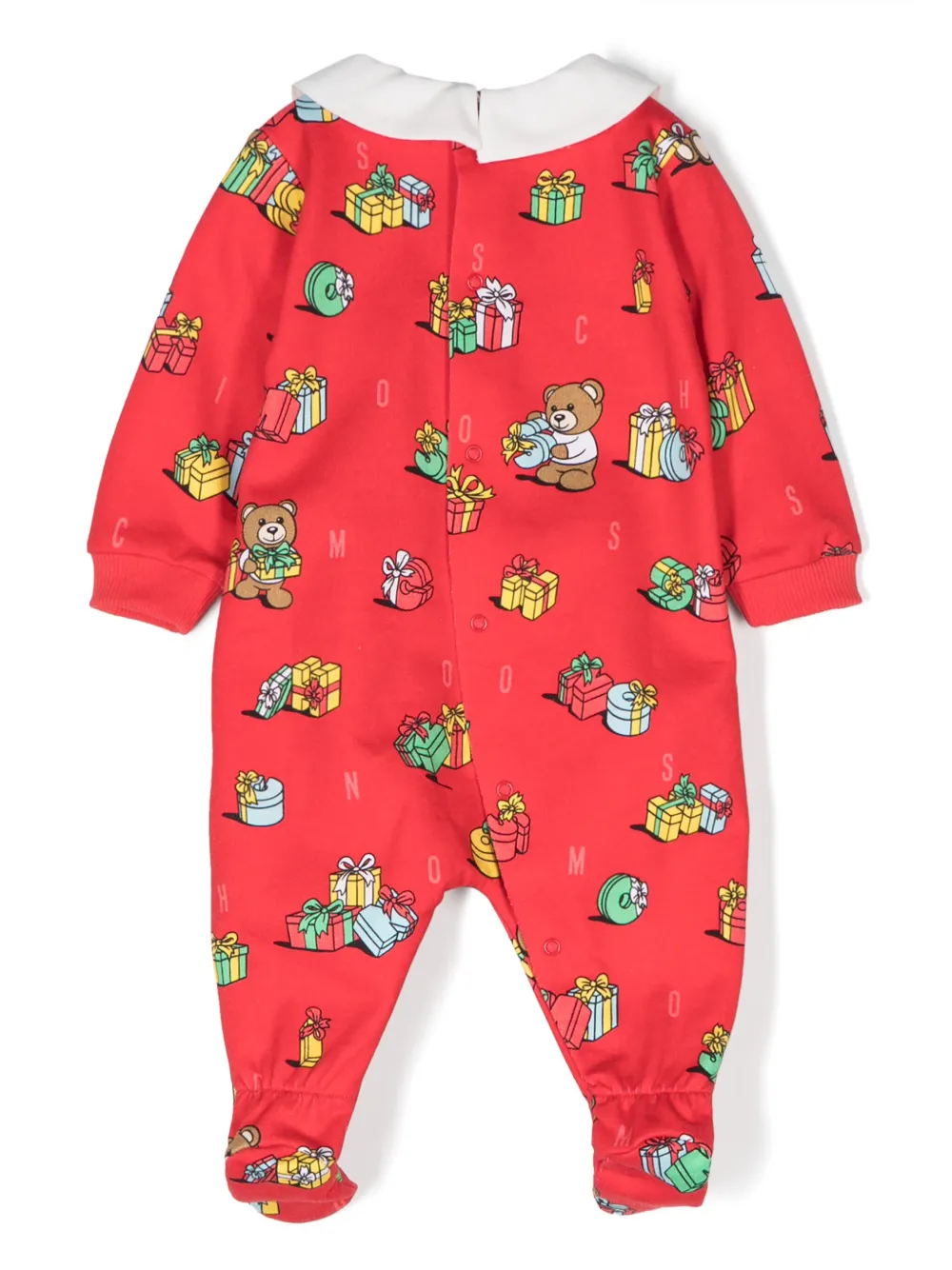 moschinokids Moschino Kids Pyjama met teddybeerprint - Rood