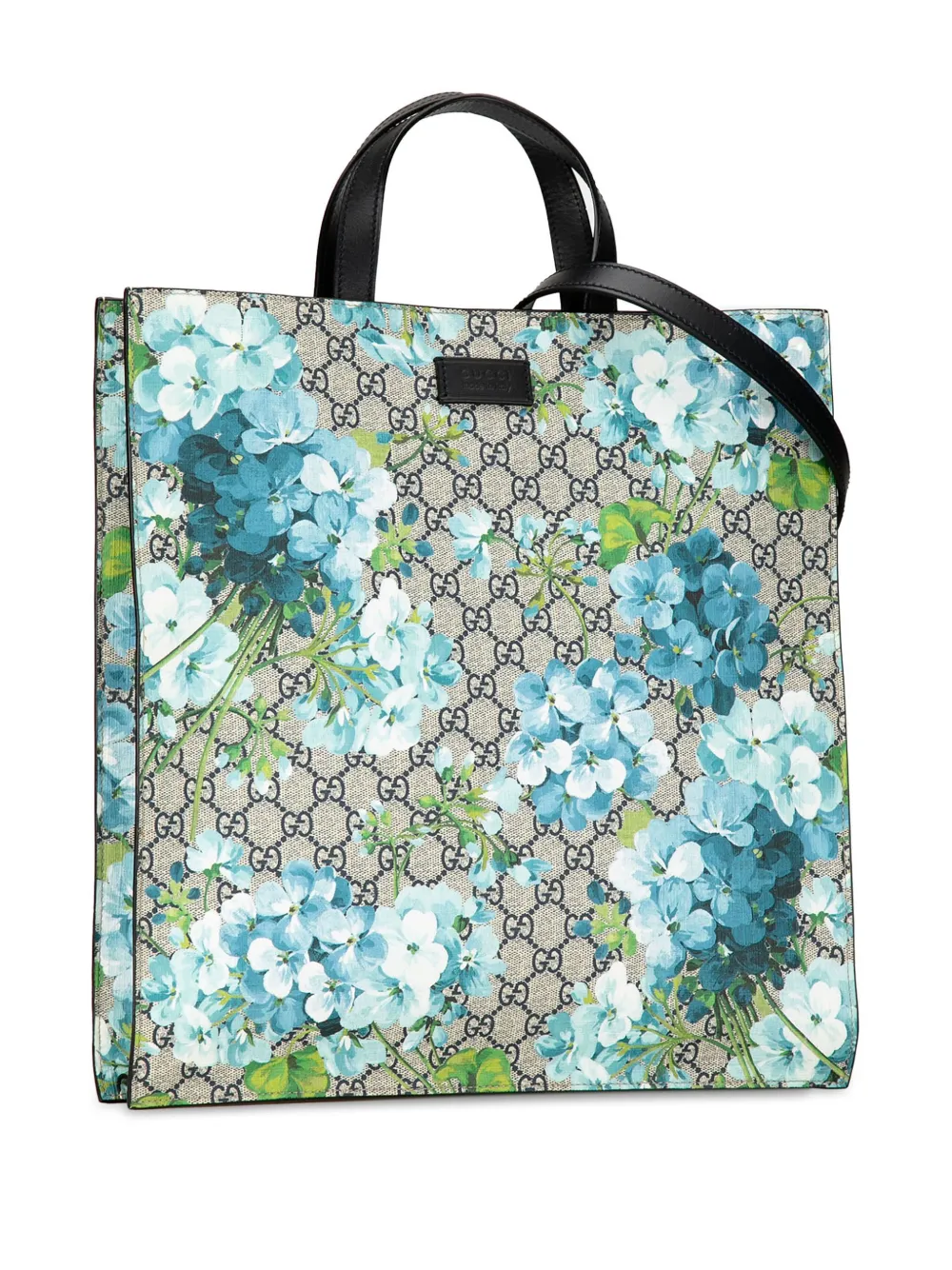Gucci Pre Owned Bolsa Satchel GG Supreme Blooms Convertible Soft Tote 2000 2015 Farfetch