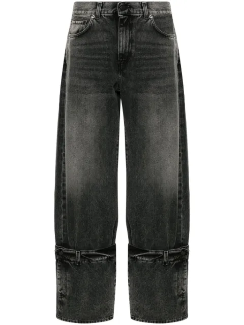 Haikure cuff-detail jeans