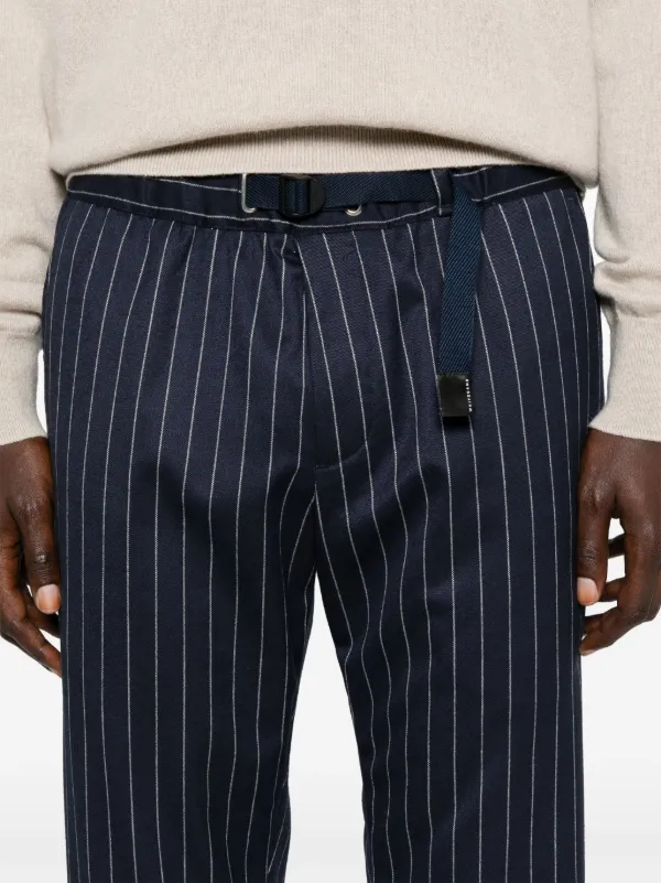 Navy pinstripe pants mens online