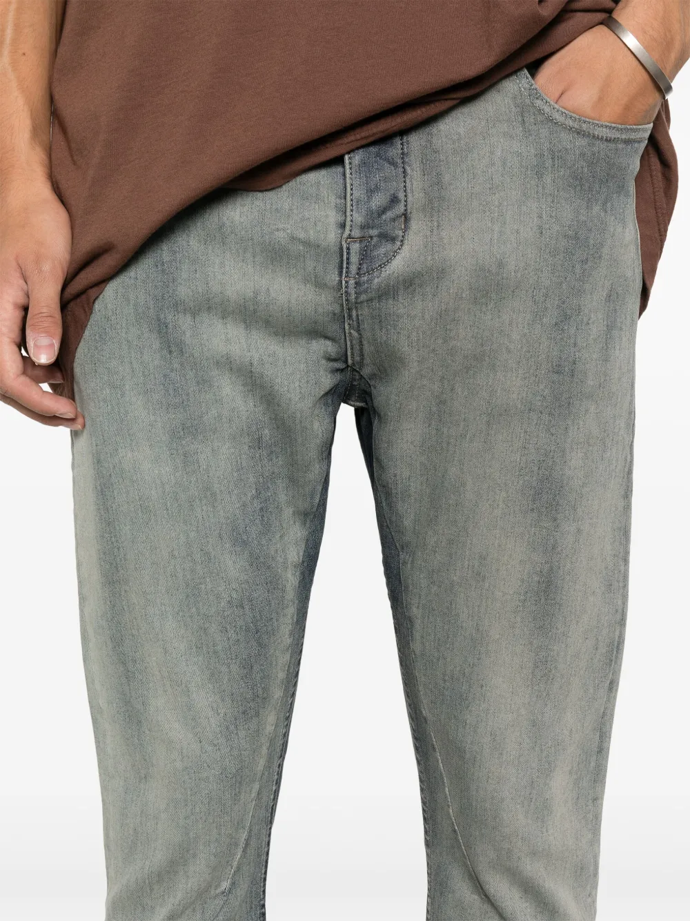 Rick Owens DRKSHDW Detroit Cut jeans Blauw