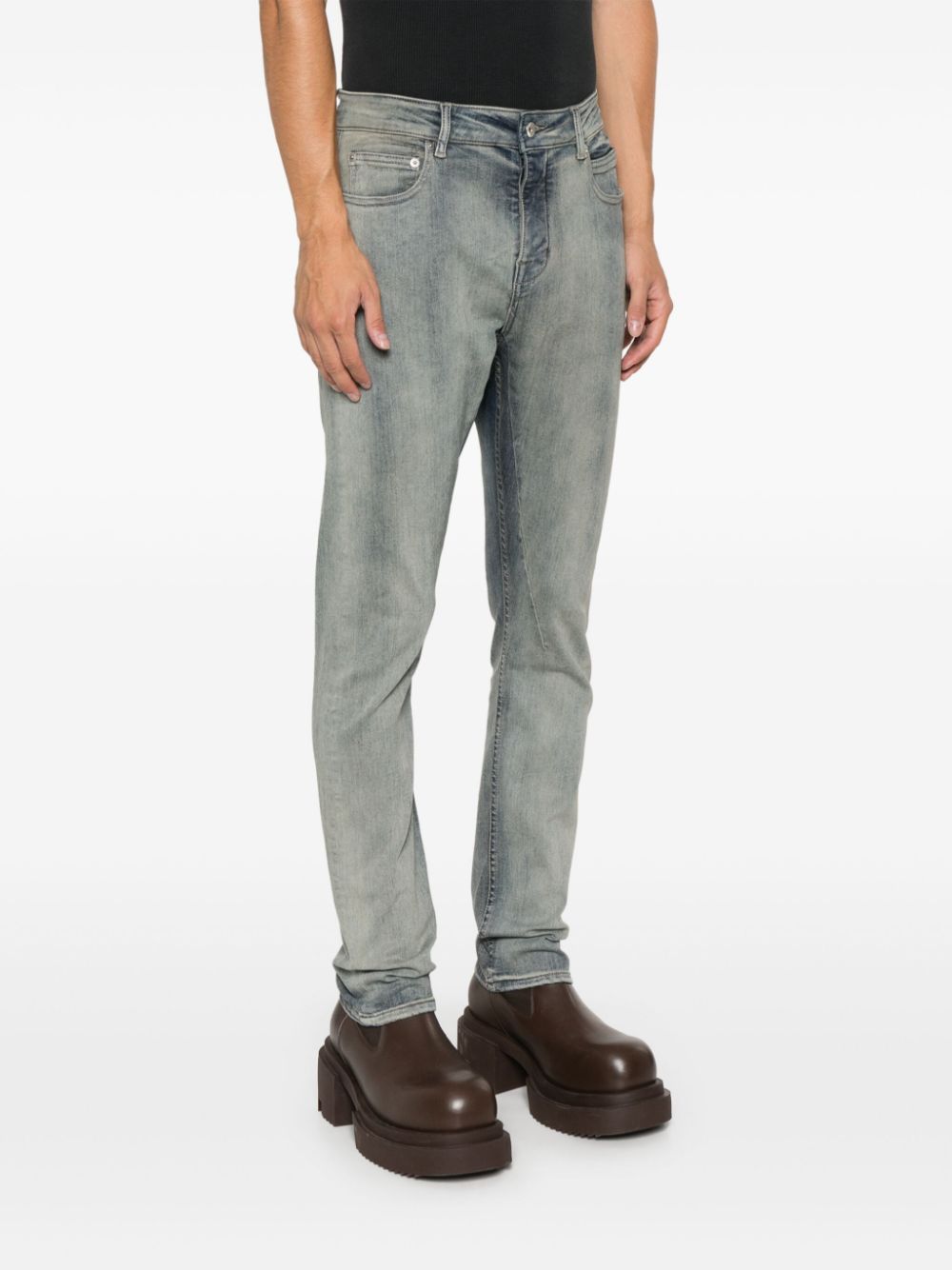 Rick Owens DRKSHDW Detroit Cut Jeans | Blue | FARFETCH