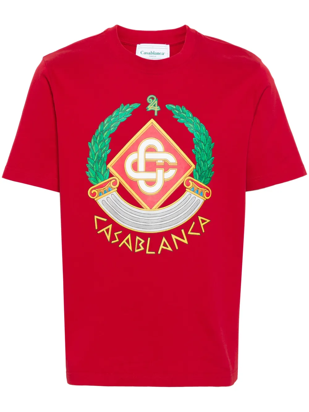 Casablanca Casa Crest T-shirt Rood