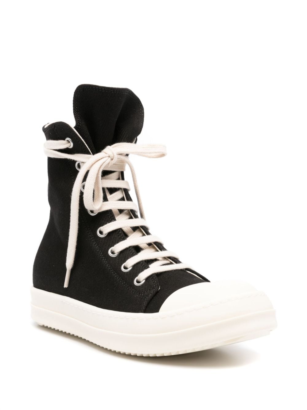 Shop Rick Owens Drkshdw High-top Sneakers In Black