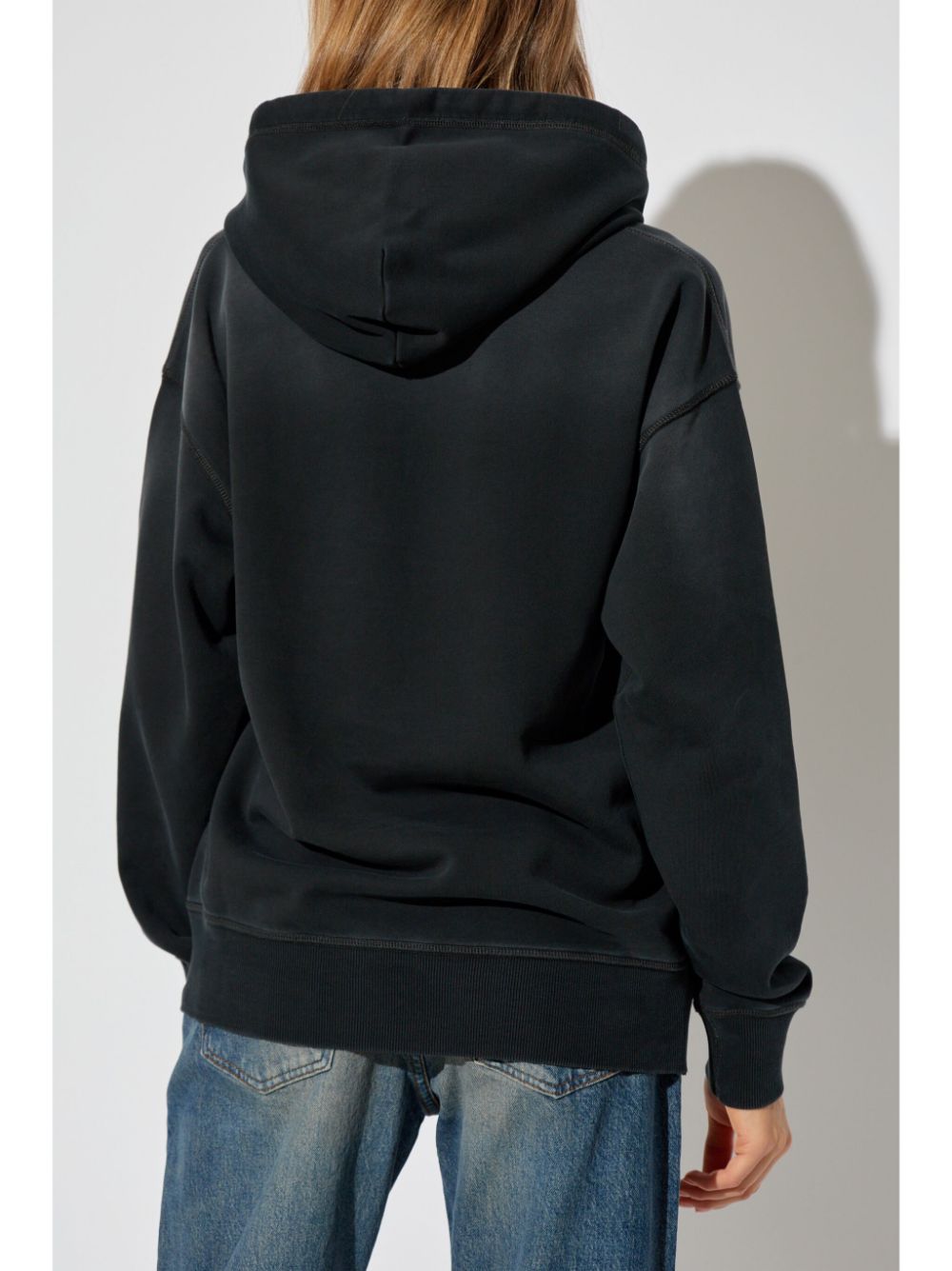 Shop Diesel F-buxt-hood-p2 Hoodie In Black