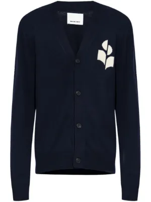 Comme Des Garçons Shirt バイカラー カーディガン | ブラック