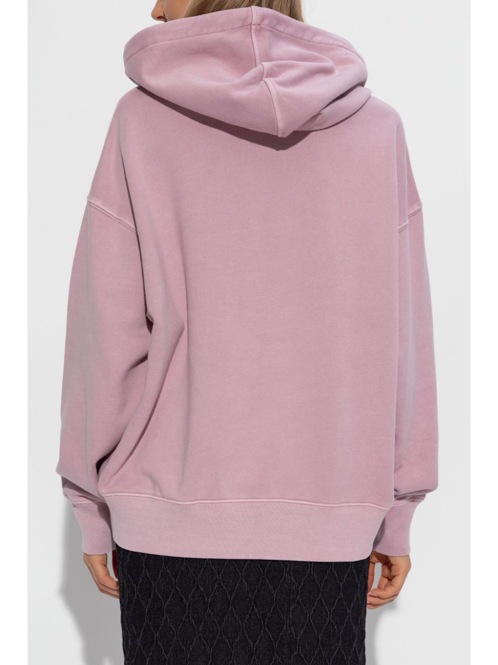 Shop Ps By Paul Smith Logo-embroidered Cotton Hoodie In Pink