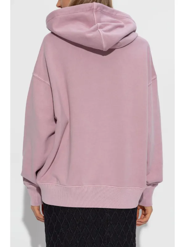 PS Paul Smith logo-embroidered Cotton Hoodie Pink FARFETCH PH