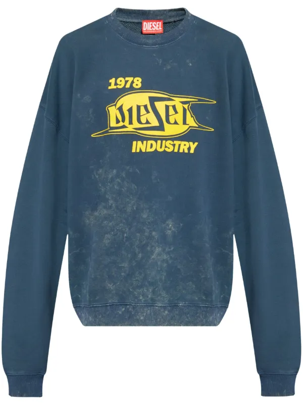 Diesel S-BOXT-Q5 スウェットシャツ | ブルー | FARFETCH JP