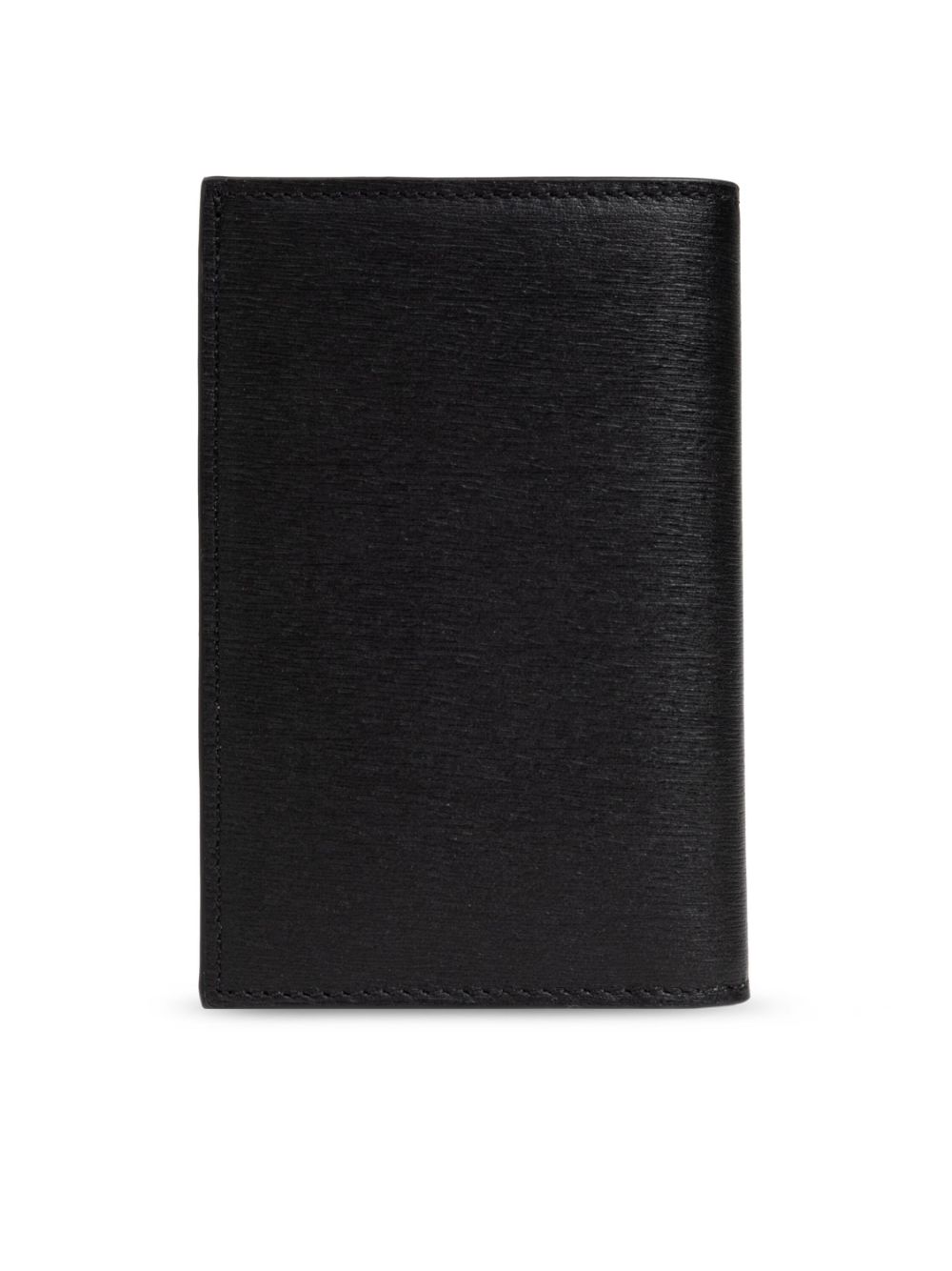 Shop Paul Smith Logo-stamp Leather Cardholder In Black