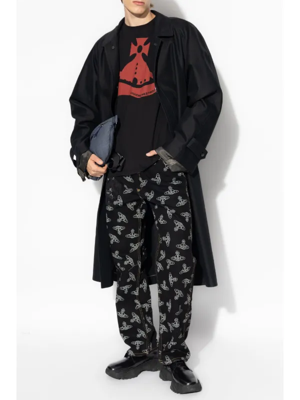 Vivienne Westwood Orb-print regular-fit Jeans | Black | FARFETCH
