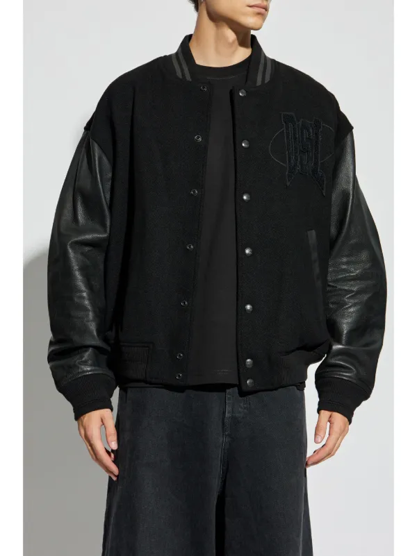 Diesel L-Nyman Bomber Jacket | Black | FARFETCH JO