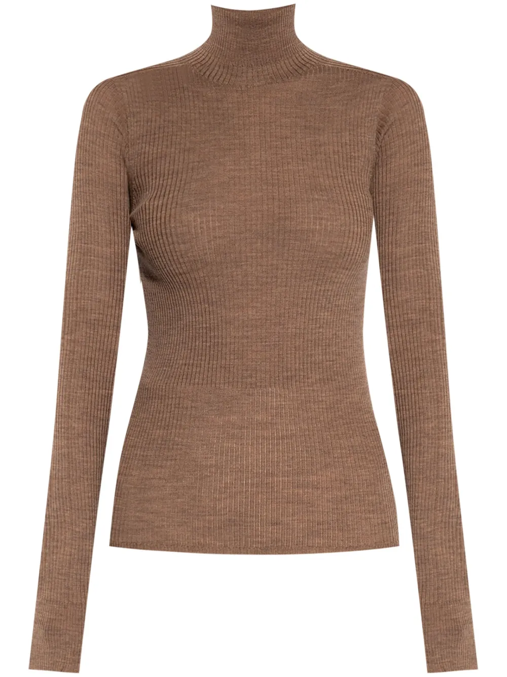 Sportmax Top met hoge hals Bruin