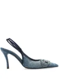 Diesel 80mm D-Venus slingback pumps - Blue