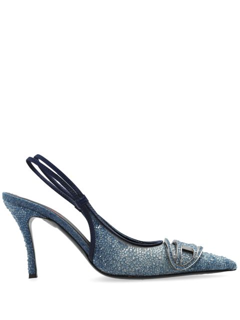 Diesel 80mm D-Venus slingback pumps Women