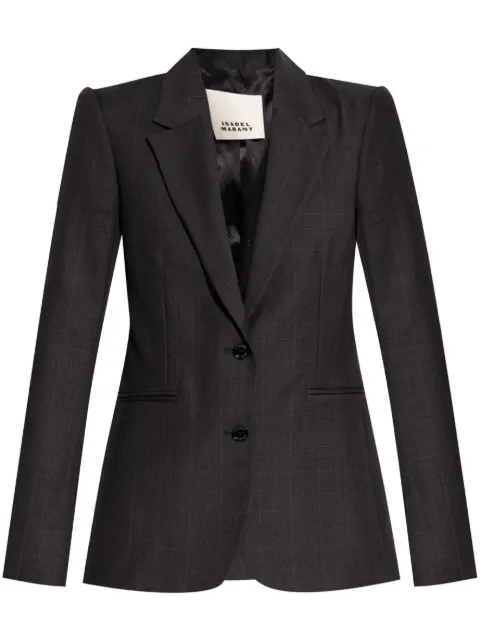 ISABEL MARANT Reva check blazer