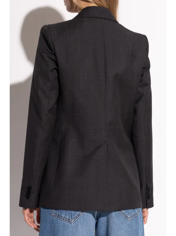 アウターその他 ISABEL MARANT Woman Blazer Grey 1 VE0159FBA3F04I 02AN $725 Isabel Marant Etoile Nilinda Black & Gray Blazer Jacket