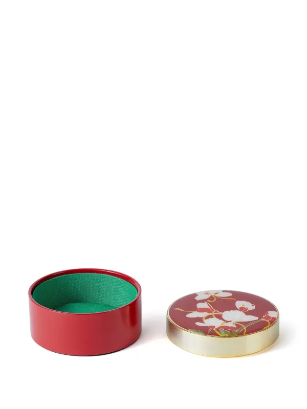 Shanghai Tang Ginger Flower Enamel Box (11.5cm) | Red | FARFETCH AO