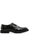 Doucal's leather monk shoes - Black