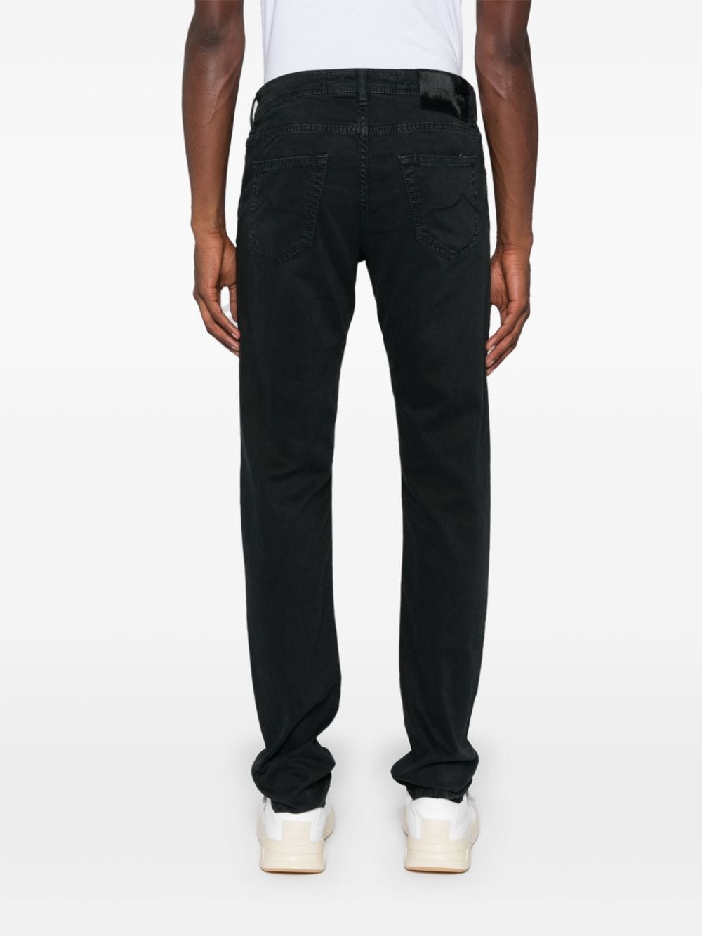 Shop Jacob Cohen Nick Slim Jeans In Schwarz