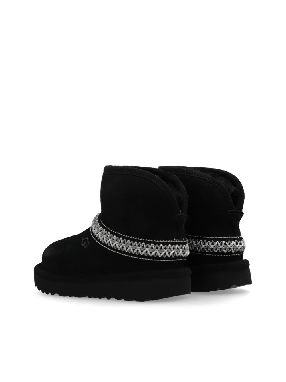 UGG Kids Classic Mini Crescent laarzen Zwart