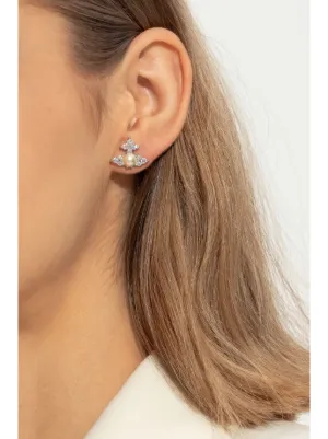 Vivienne Westwood Mini Bas Relief Earrings | Silver | FARFETCH