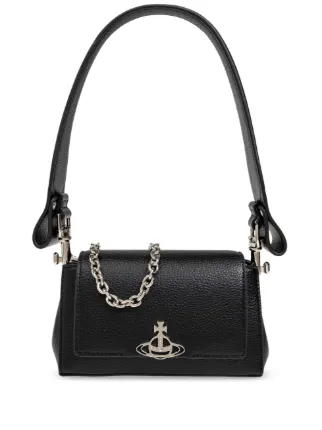 【感謝価格】 Plaque Orb Westwood Vivienne Flap Black | Bag Shoulder バッグ
