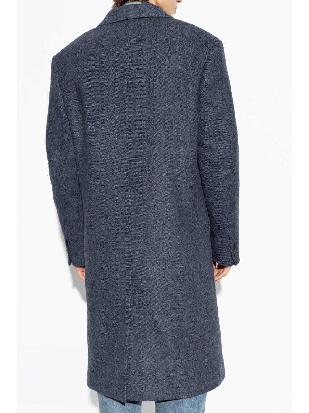 Shop Marant Johel Single-breasted Coat In Blue