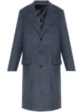 MARANT Johel single-breasted coat - Blue
