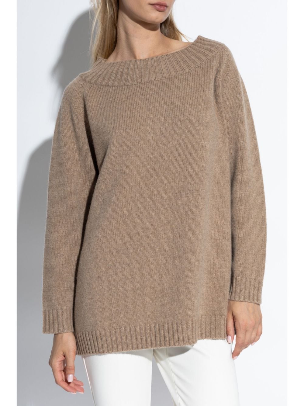 Shop Max Mara Radames Sweater In Brown