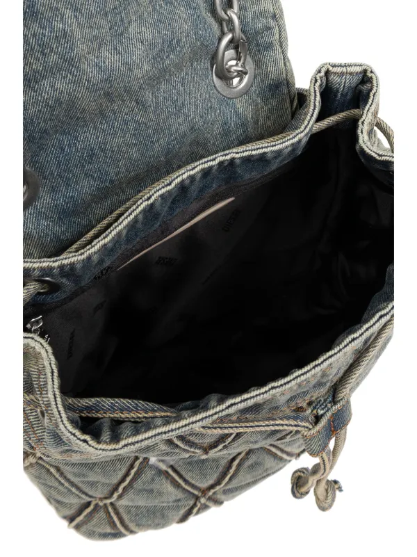 Diesel Charm-D デニムバックパック | ブルー | FARFETCH JP