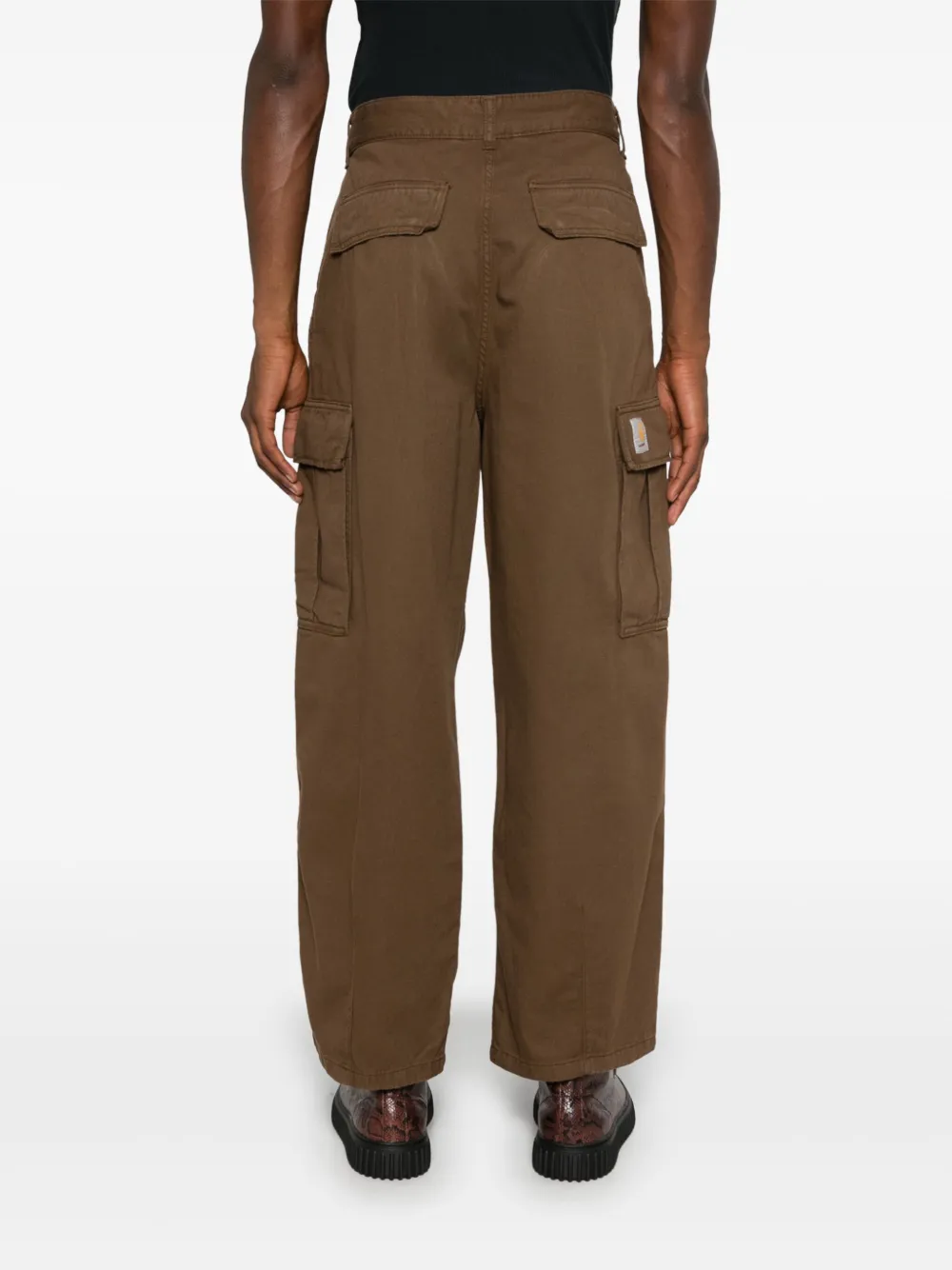 Carhartt Belt-loop Casual Pants In Brown