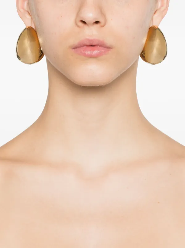 ピアス Coperni Xl Logo Creole Earrings Coperni XL Logo Creole Earrings - Gold | Parallel
