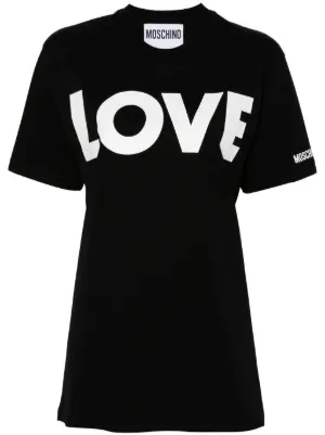 Moschino ロゴ Tシャツ | ブラック | FARFETCH JP