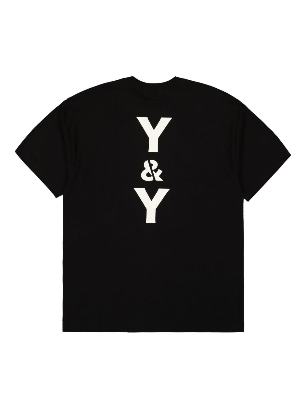 Yohji Yamamoto logo-print T-shirt - Zwart