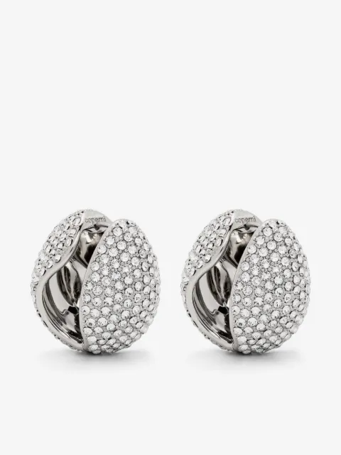 Coperni boucles d'oreilles serties de cristaux