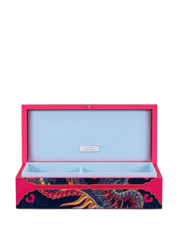 Shanghai Tang Vivid Dragon Lacquer Jewellery Box | Blue | FARFETCH HK