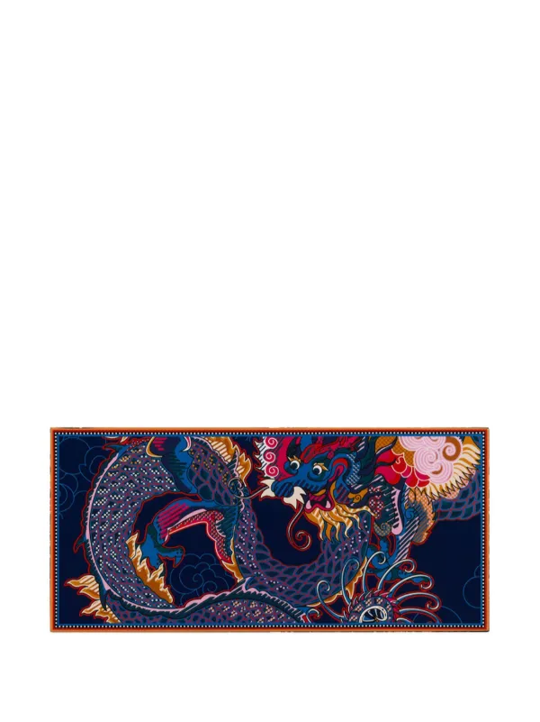 Shanghai Tang Vivid Dragon Lacquer Jewellery Box | Blue | FARFETCH HK