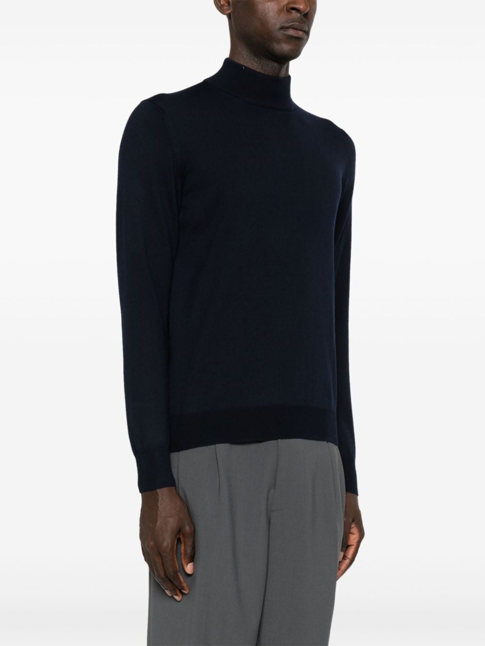 Shop Fileria Virgin-wool Sweater In Blue