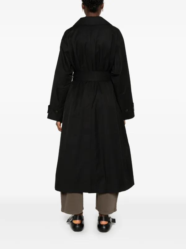 【関税込み】Studio Nicholson ブラック Holin トレンチコート Studio Nicholson Mawer トレンチコート | ブラック | FARFETCH JP