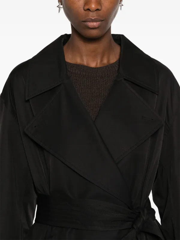 【関税込み】Studio Nicholson ブラック Holin トレンチコート Studio Nicholson Mawer トレンチコート | ブラック | FARFETCH JP