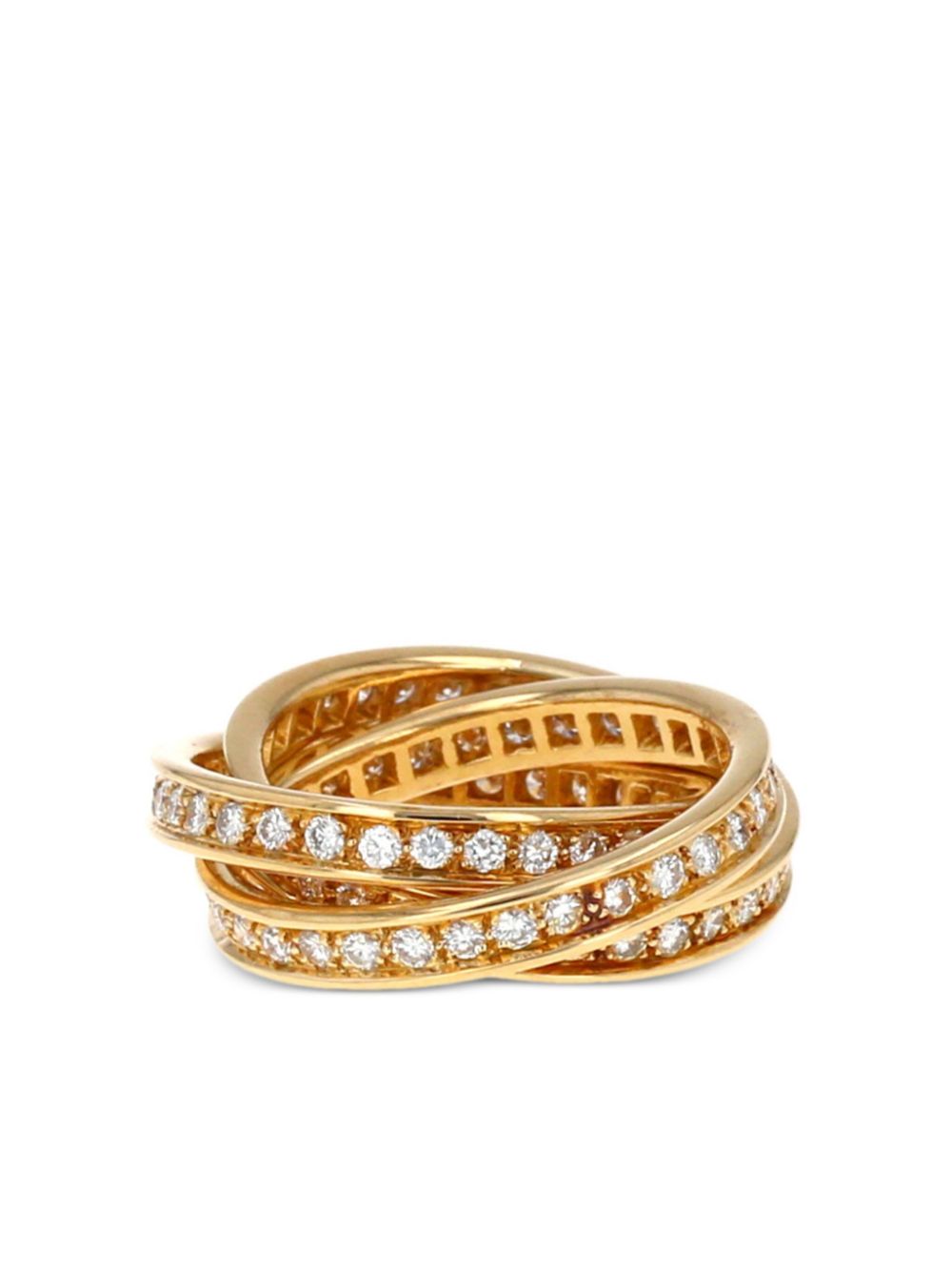 Cartier pre-owned yellow gold Trinity ring - Goud