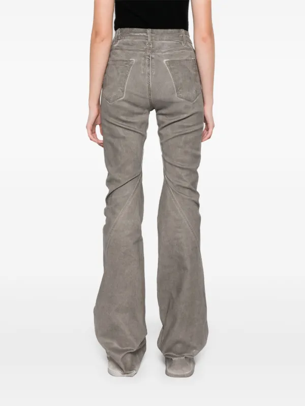 パンツ Rick Owens DRKSHDW BIAS bootcut denim Rick Owens DRKSHDW Bias ジーンズ | グレー | FARFETCH JP