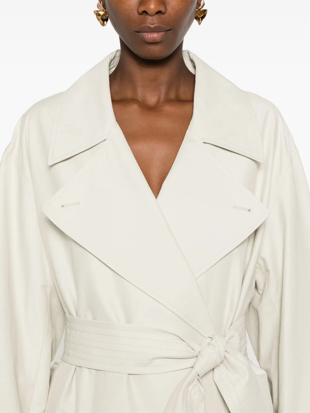 Shop Studio Nicholson Pre Mawer Trench Coat In Neutrals